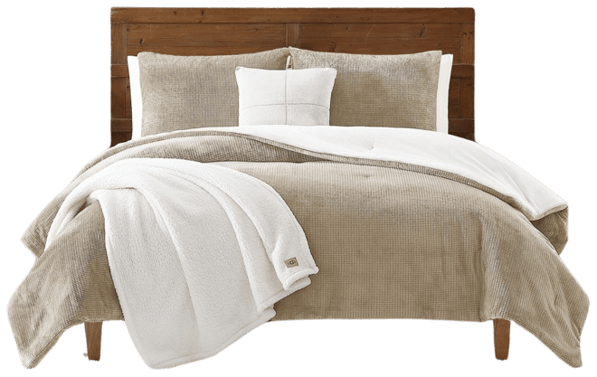 UGG Brody Reversible 5 Pc. Comforter Set Full Queen Macy s