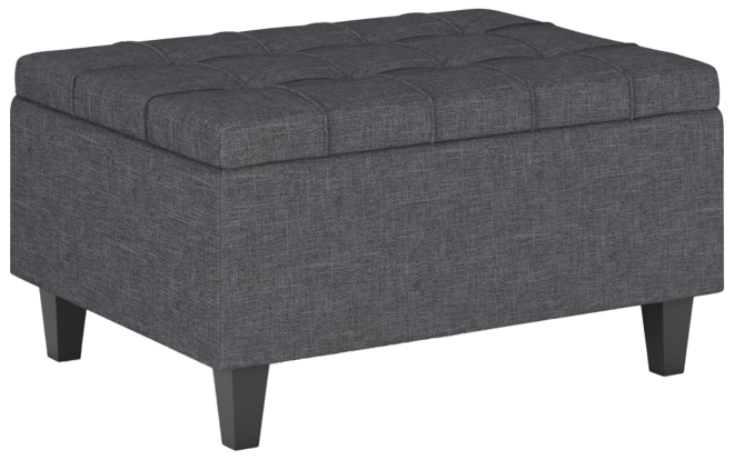 Harrison Small Coffee Table Storage Ottoman
