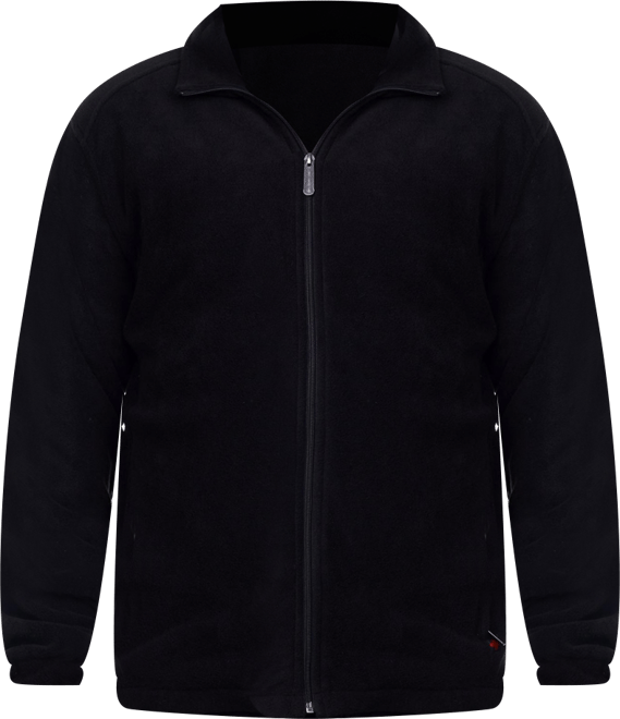 Trent Mens Full Zip Up Fleece Jacket Soft Casual Warm Zipper Coat