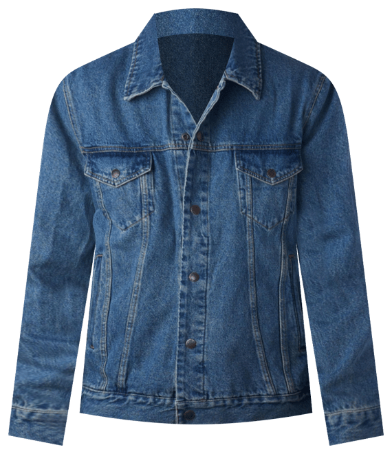 Derek Mens Classic Denim Jacket Casual Button Up Jean Trucker Coat