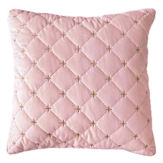 Providence Pink Merry Christmas Velvet Throw Pillow, 12x20