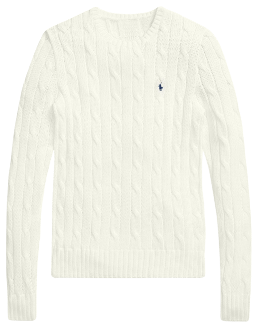 Ralph Lauren Cotton Cable Knit Sweater | Bloomingdale's