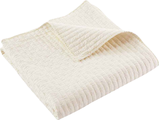 Cross Stitch Reversible Quilted Throw, 50" x 60"