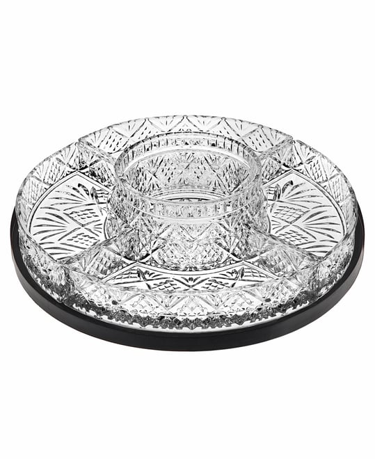 Dublin Crystal 5-Section Lazy Susan