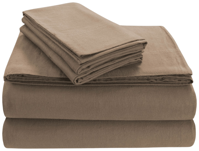 Flannel Extra Deep Pocket Sheet Set, Queen