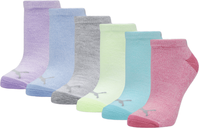 PUMA Women's Half-Terry Low Cut Socks (3 Pairs)