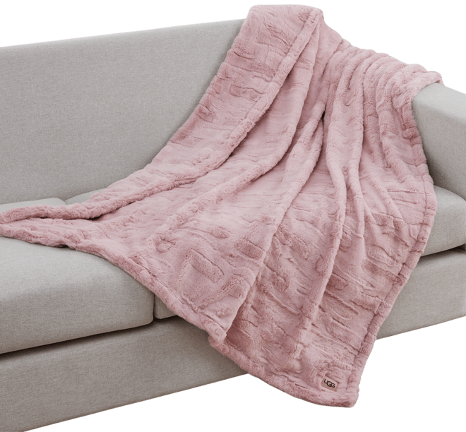 Valor Textured Faux Fur Throw, 50" x 70"