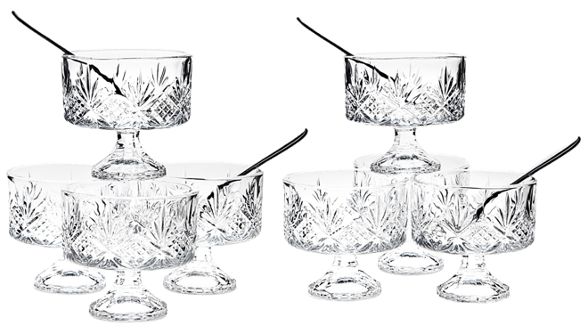 Dublin Collection Crystal 16-Pc. Trifle Tasting Set