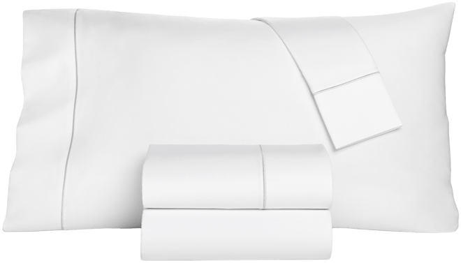 Solid 550 Thread Count 100% Cotton 4-Pc. Sheet Set, Full, Exclusively at Macy's