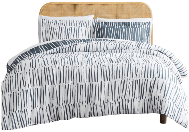 Spirit Microfiber 3 Piece Duvet Cover Set, Queen