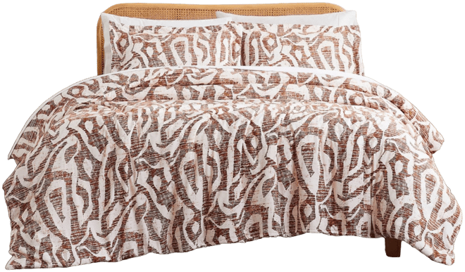 Khari Microfiber 2 Piece Duvet Cover Set, Twin