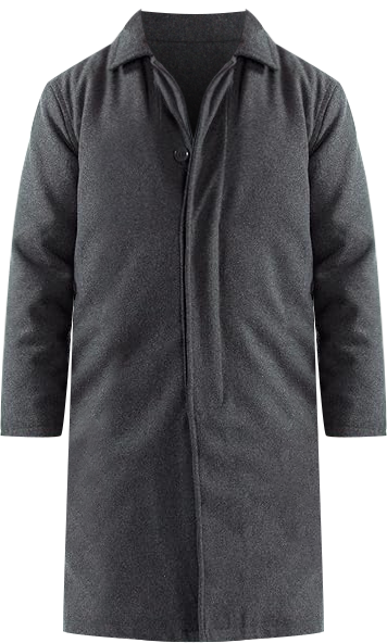 Men's Zach Men s Wool Blend Overcoat – Knee-Length Trench Coat, Runs Large for Layering Over Suits or Sweaters