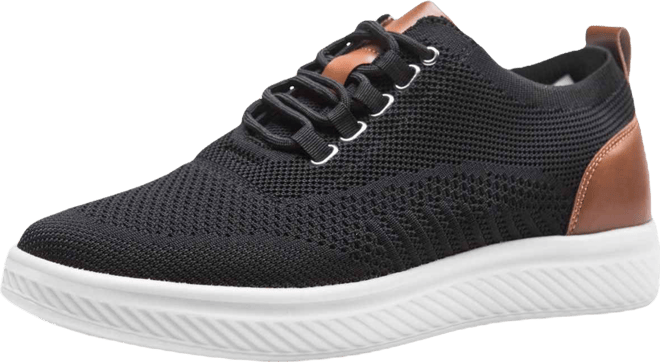 Men's Brad Lightweight Dress Sneakers – Breathable Mesh Oxford Shoes for Business Casual & Everyday Comfort with Cushioned Sole -