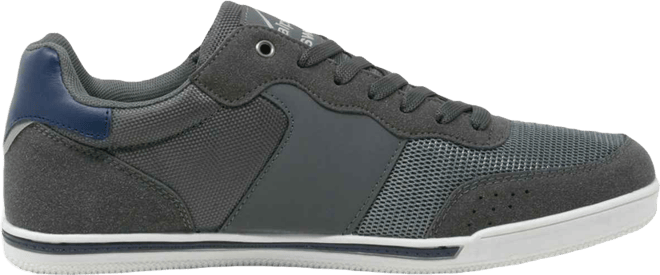 Men's Liam Fashion Sneakers Suede Trim Low Top Lace Up Tennis Shoes