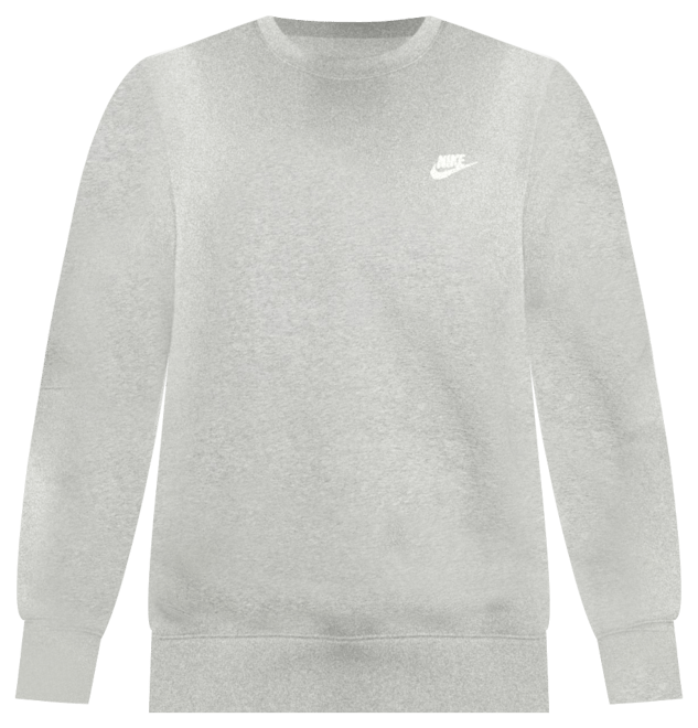 Grey nike crew discount sweatshirt