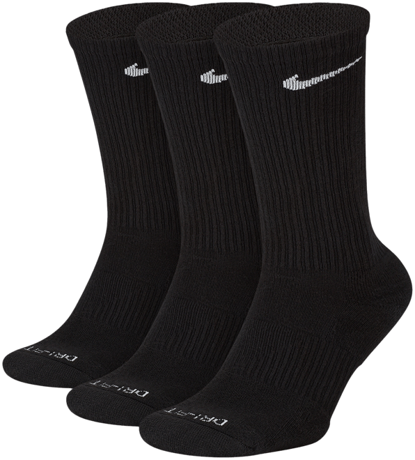 Nike Unisex Everyday Plus Cushioned Training Crew Socks 3 Pairs Macy s