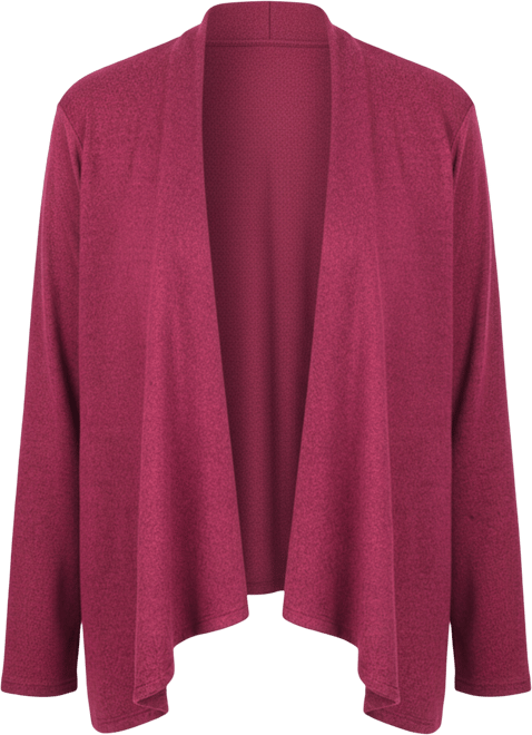 Petite Long Sleeve Swing Cardigan Sweater