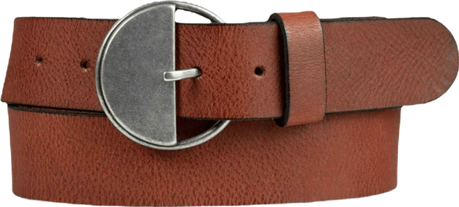 Women's Half Circle Statement Buckle Belt