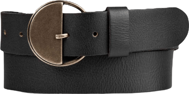 Women's Half Circle Statement Buckle Belt