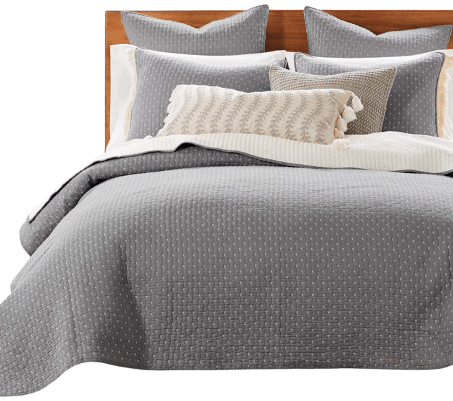 Cross Stitch Stitching 3-Pc. Quilt Set, King/California King