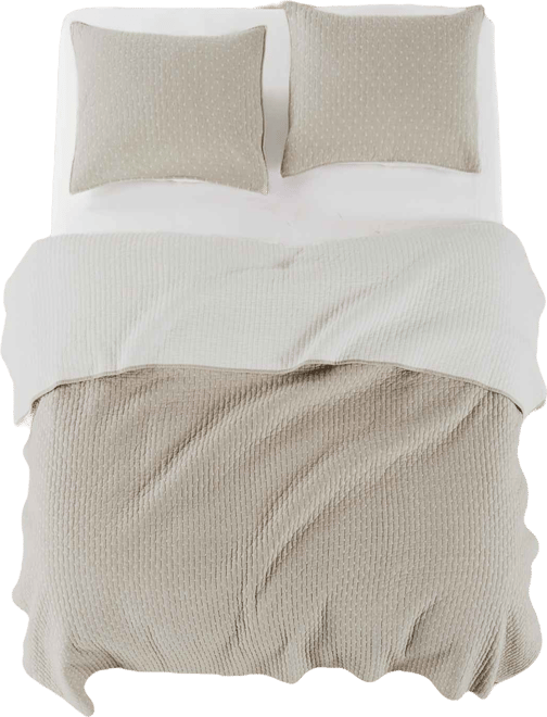 Cross Stitch Stitching 3-Pc. Quilt Set, Full/Queen