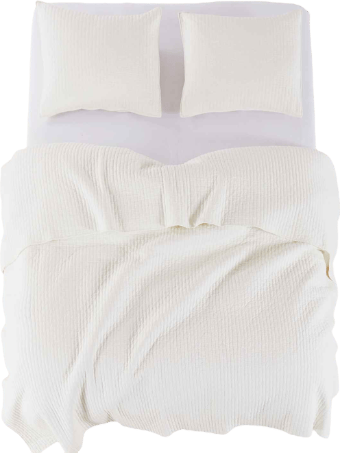 Cross Stitch Stitching 3-Pc. Quilt Set, Full/Queen