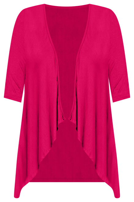 Women's Open Front Elbow Length Sleeve Cardigan Sweater