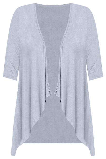 Women's Open Front Elbow Length Sleeve Cardigan Sweater