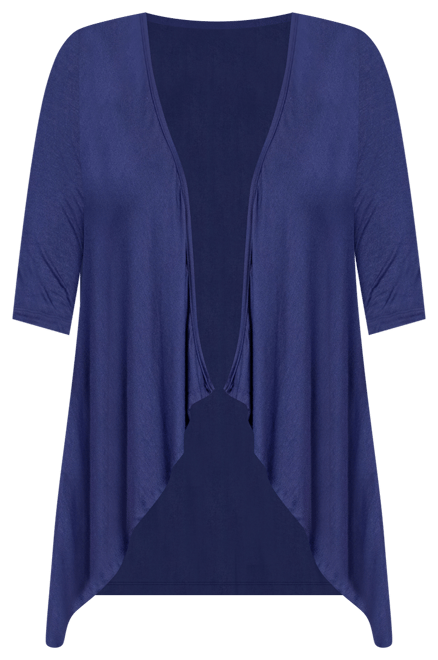 Women's Open Front Elbow Length Sleeve Cardigan Sweater