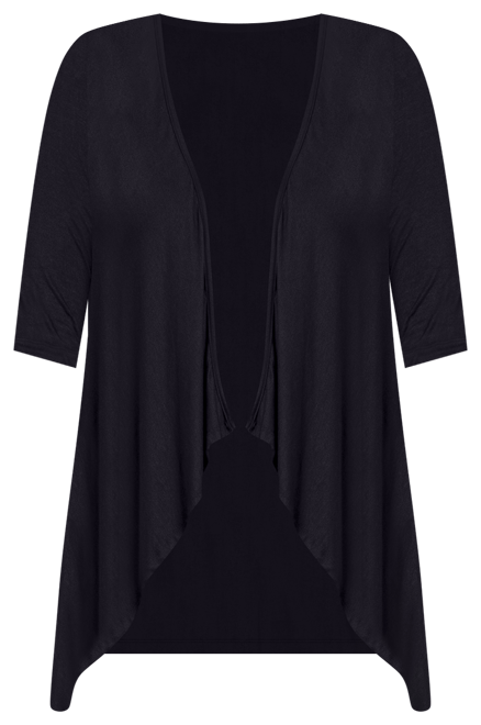 Women's Open Front Elbow Length Sleeve Cardigan Sweater