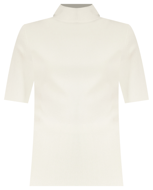 Petite Elbow-Sleeve Turtleneck Sweater