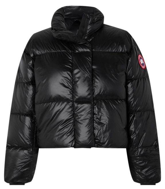 W CYPRESS CROPPED PUFFER BLACK LABEL - BLACK I CANADA GOOSE - Momentum  Clothing