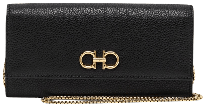 FERRAGAMO Gancini Soft Wallet on Chain | Bloomingdale's
