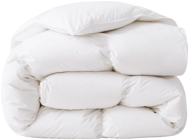 Extra Warmth 360 Thread Count Down Feather Comforter, Full/Queen