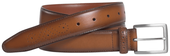 Men's Burnished Edge Belt