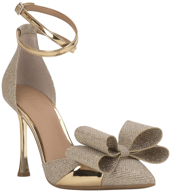 I.N.C. International Concepts Women s Saori Bow Ankle Strap Pumps