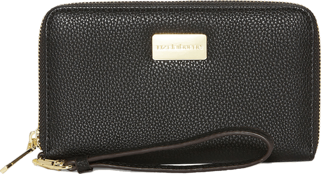 Liz Claiborne Erica Womens Zip Around Wallet, Color: Black - JCPenney