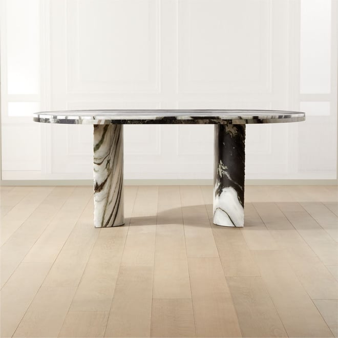 Marble best sale dining suite