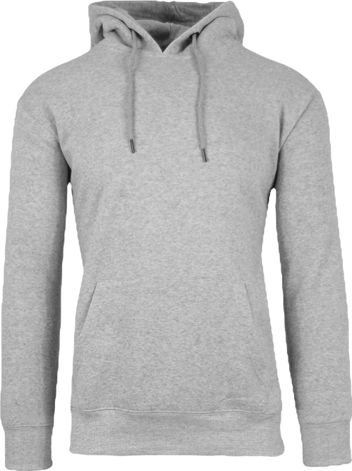 Men's Oversized Slim-Fit Fleece-Lined Pullover Hoodie
