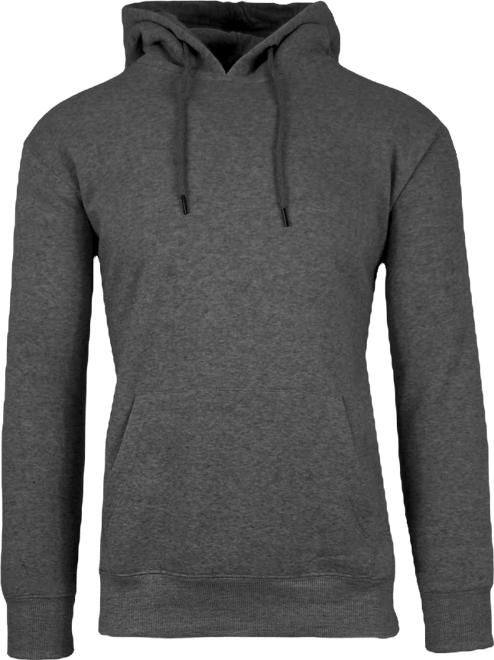 Men's Oversized Slim-Fit Fleece-Lined Pullover Hoodie