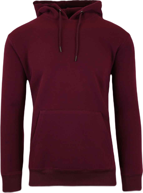 Men's Oversized Slim-Fit Fleece-Lined Pullover Hoodie