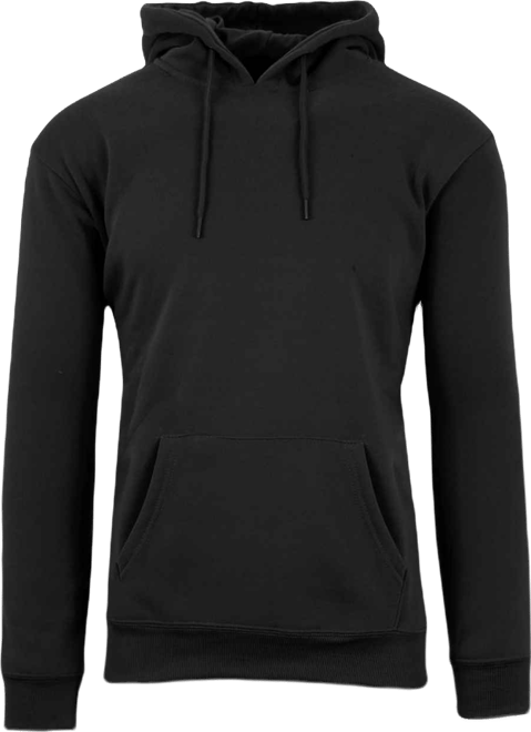 Men's Oversized Slim-Fit Fleece-Lined Pullover Hoodie