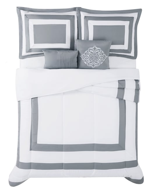 Rayne's 5 Piece Comforter Set, Queen