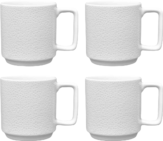 Colortex Stone Stax Mugs, Set of 4