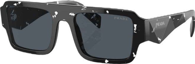 Low Bridge Rectangular Men's Sunglasses, Pr A05SF