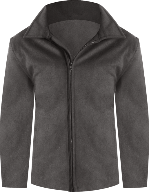 Men's Grant 28" Open Bottom Jacket Wool Blend Jd Bomber Zippered Jacket