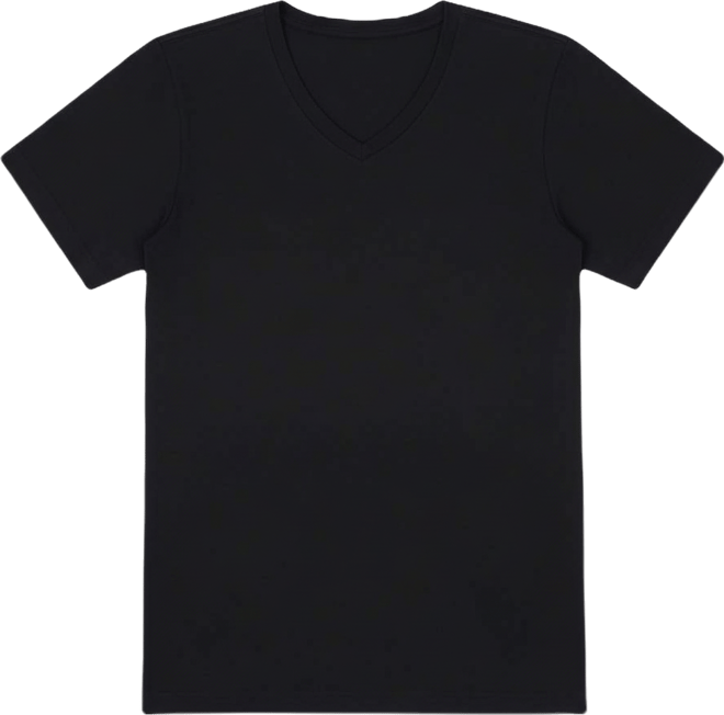 Men's Supreme Cotton V-Neck Short Sleeve T-shirt