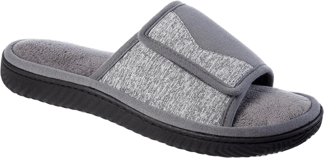 Men's isotoner best sale memory foam slippers