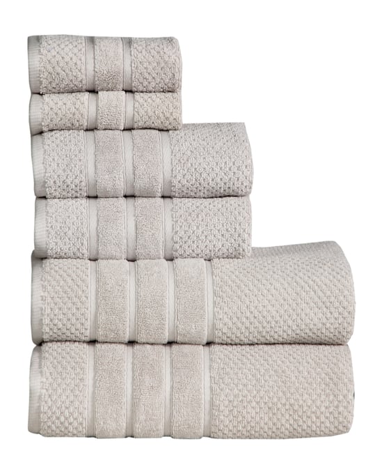 Waffle 6-Pc. Bath Towel Set