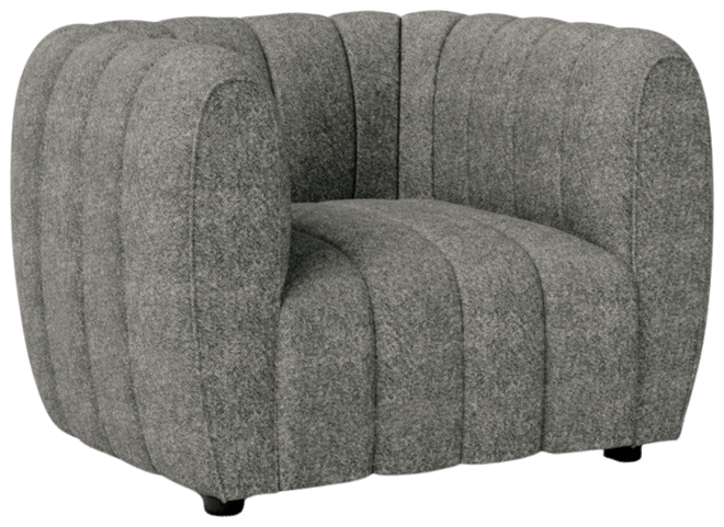Lysander 41" Boucle Fabric Accent Club Chair